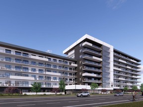 Farhi Holdings propose deux tours résidentielles de neuf étages pour Lauzon Rd., jacquin couvreur